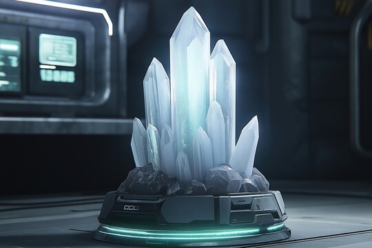  Ice Crystals &ndash; A Futuristic Frozen Cave of the Future