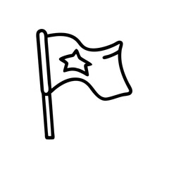 Fahne Flagge Stern symbol © Tech.Illustrations