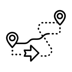 Landkarte, navigation, Roadmap, Karte, Geographie Symbol 