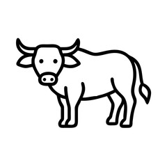 Stier, Büffel, Kuh Symbol 