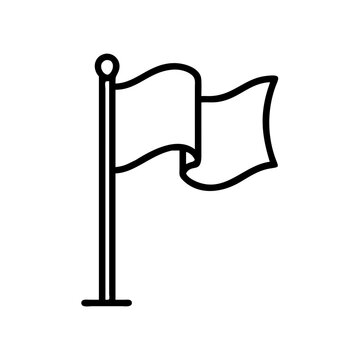 Blanko Flagge Fahne Symbol 