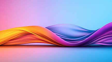 Fließende, farbige Texturen in sanften Pastelltönen

