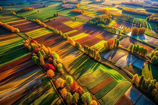 Aerial Diagonal Hatching Texture Background