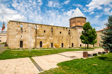 Cifte Minareli Medrese (Double Minaret Thelogical Schools). The structure is located at the city...