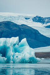 Ice Iceberg on ice lagoon Iceland