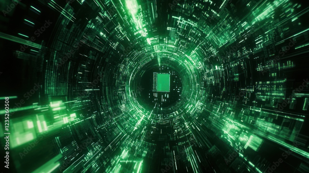 Poster Abstract Digital Microchip Data Stream Visualization