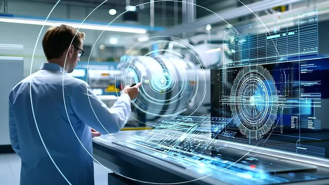 Analyzing stress points in a 3D model using advanced digital tools.