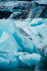 Ice Iceberg on ice lagoon Iceland