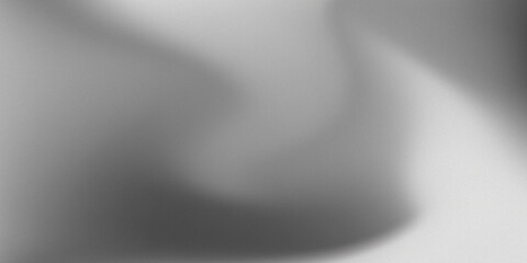 Abstract Grey and white Grainy Gradient Background, Noise Texture Effect, Monochrome Design for Wallpapers, Posters, Banners, Flyers, and Cards.
