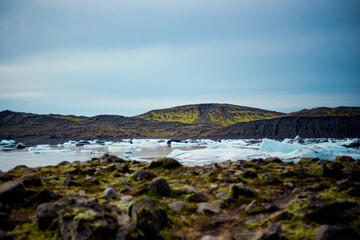 Ice Iceberg on ice lagoon Iceland
