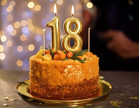 Gateau anniversaire 18 ans
