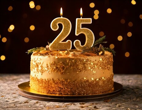 Gateau anniversaire 25 ans 