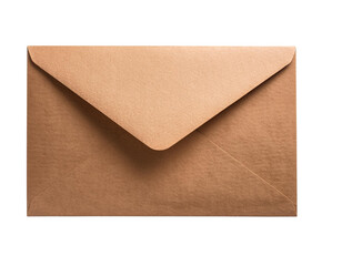 Envelope top view isolate on transparency background PNG