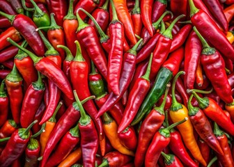 Fiery Ensemble of Crimson Chilis