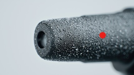 Close-up Condensation on Nozzle