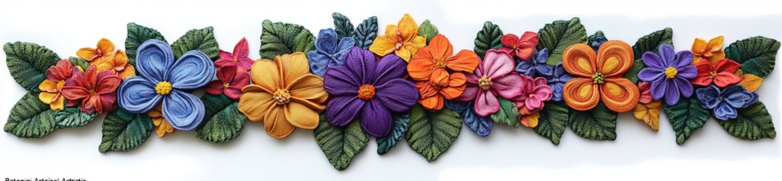 A letter design in Dutch using flower, branches, and blossom, with "bedankt" signifying thank you, set against a white, isolated background.