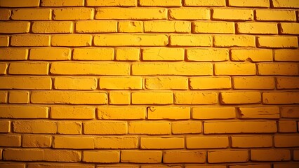 Obraz premium yellow brick wall texture pattern background