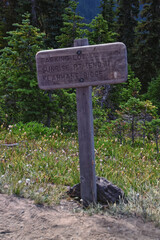 Hurricane Ridge Olympic National Park views from hiking trails by Port Angeles Washington USA