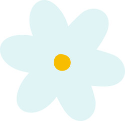 Hand Drawn Chamomile Flower