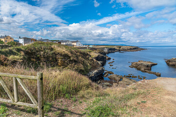 View of the village of Rinlo, Galicia, Spain