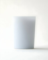 White Cylindrical Container Product Photography Studio Shot