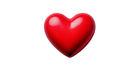 Obraz premium red heart isolated on transparent background