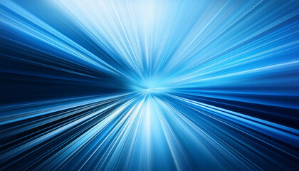 dynamic abstract history with mild streaks conveying speed and movement in cool blue tones