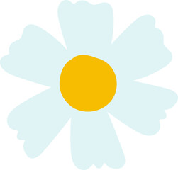 Daisy Flower Head Handdrawn