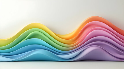 Colorful wavy abstract background, design element (1)