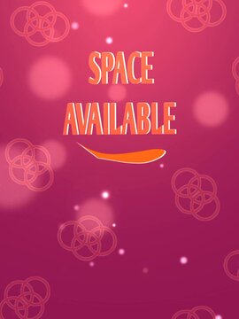 Promotion text space available, business 