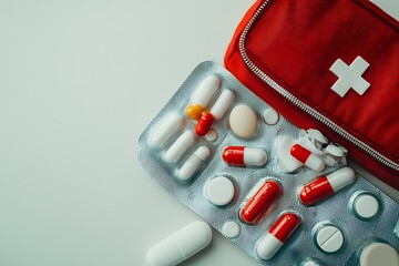 Assorted Medications and First Aid Kit