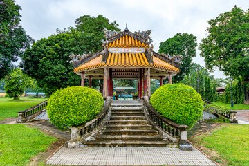 Hue - Vietnam. December 08, 2015. Imperial Enclosure Top choice historic site in Hue, Vietnam.
