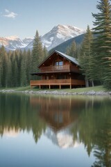 Fototapeta premium Mountain House