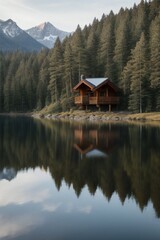 Obraz premium Mountain House