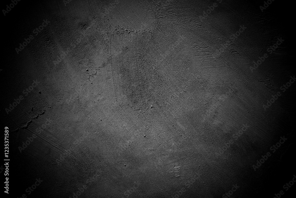 Aufkleber old wall texture smeared engine oil cement dark black gray background abstract grey color design are