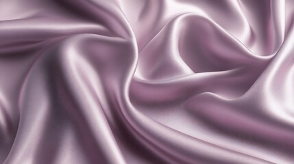 Obraz premium Elegant Draped Lilac Silk Fabric Texture