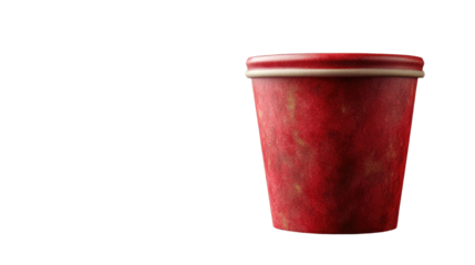 Empty Clay Pot: A rustic, empty clay pot with a rich red hue sits ready for planting, its textured surface hinting at the potential for new life and growth.