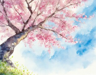 桜の木のイラスト