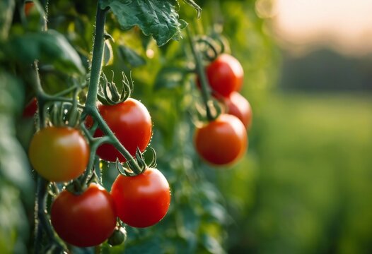 tomatoes on vine
