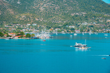 Resort town Selimiye on the south west coast of Turkey on the Bozburun Peninsula. 