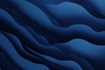 Obraz premium Dark blue background, flat background, no shadows, minimalistic, subtle gradient