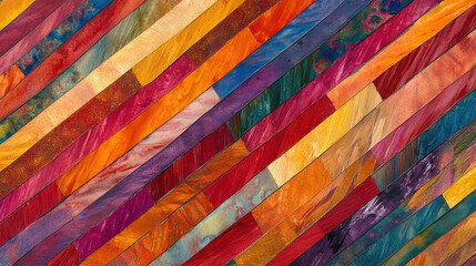 Vivid diagonal watercolor streaks with a rich, organic texture, fluidly transitioning between warm reds