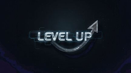level up Text