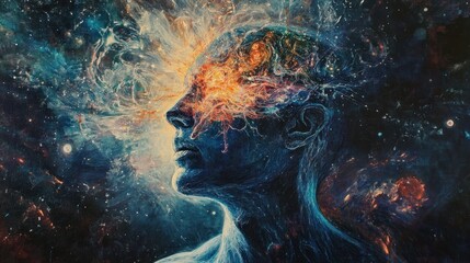 A Cosmic Being Emerges from a Starburst