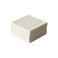 Tofu isolated on white or transparent background