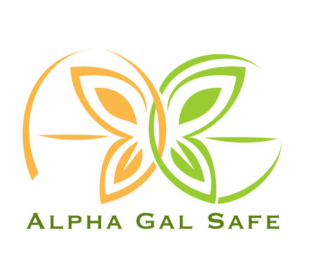 Alpha Gal Safe Butterfly Logo