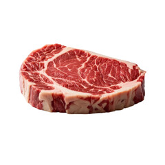 Wagyu meat isolated on transparent or white background