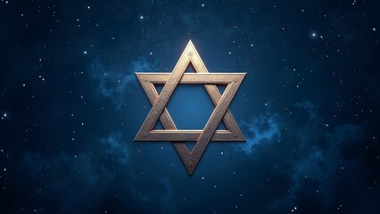 A six-pointed star symbolizing Jewish identity and heritage