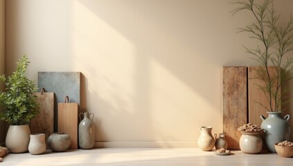 Fototapeta premium Room wall decoration ideas for backdrop