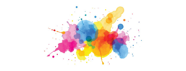 Fototapeta premium Holi colorful abstract liquid watercolor background with artistic, paint, splashes, grunge, splatter, texture, powder, Artwork for creative banner, card, template, effect, ink, blot design vector